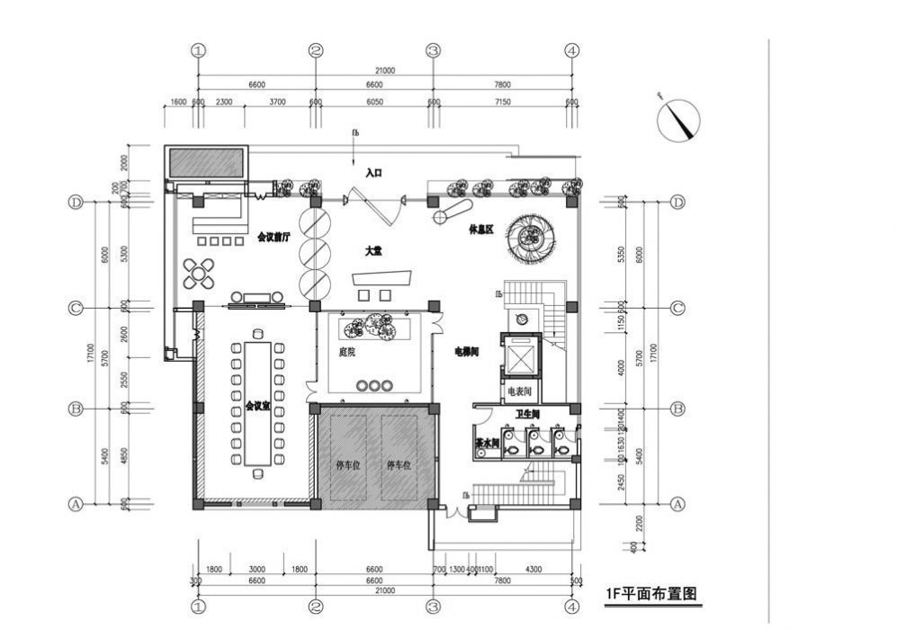 飛星辦公室裝修-一樓平面圖