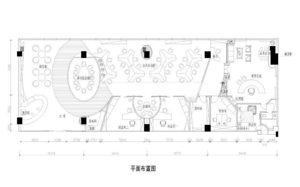 福田中心區辦公室裝修案例