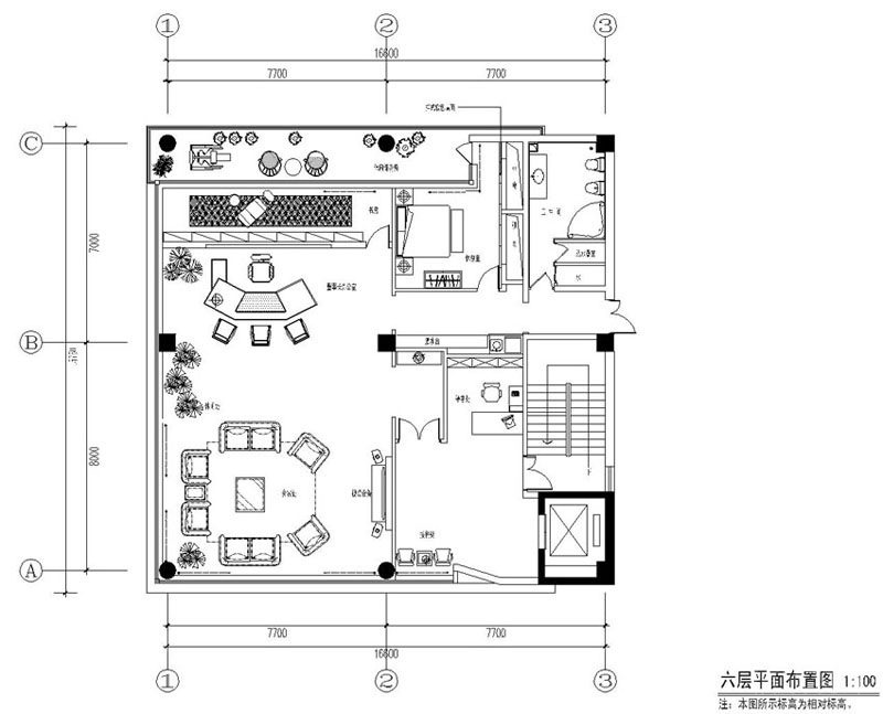 羅湖區暖色調辦公室裝修