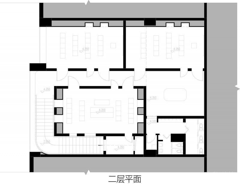 裝修設(shè)計二樓平面圖