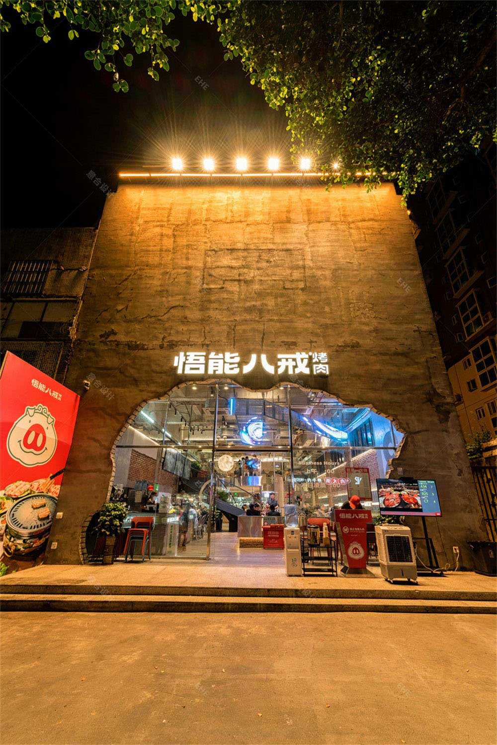 工業(yè)風(fēng)烤肉店餐飲裝修設(shè)計(jì)實(shí)景案例工藝細(xì)節(jié)