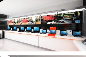 聯想福田新洲手機店電腦數碼展臺裝修