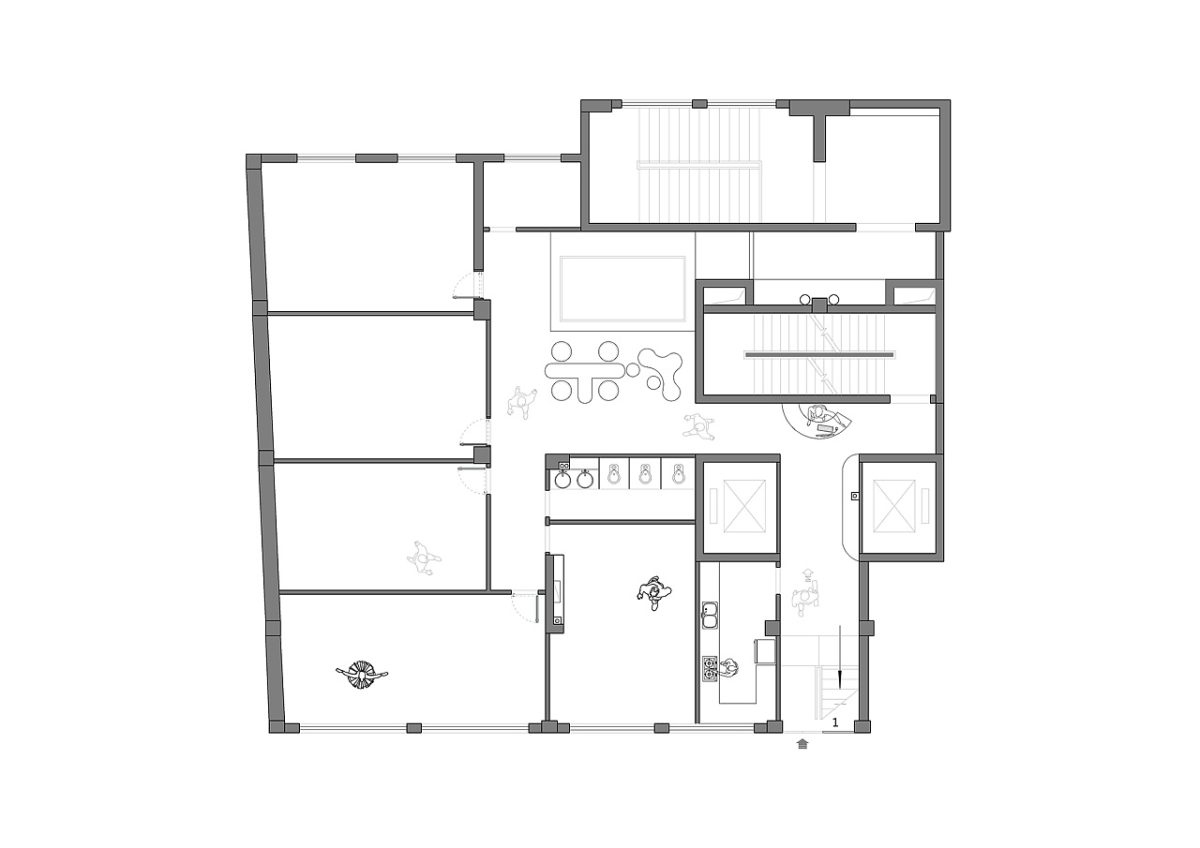 深圳市龍崗區布吉天使少兒藝術教育培訓中心平面布置圖